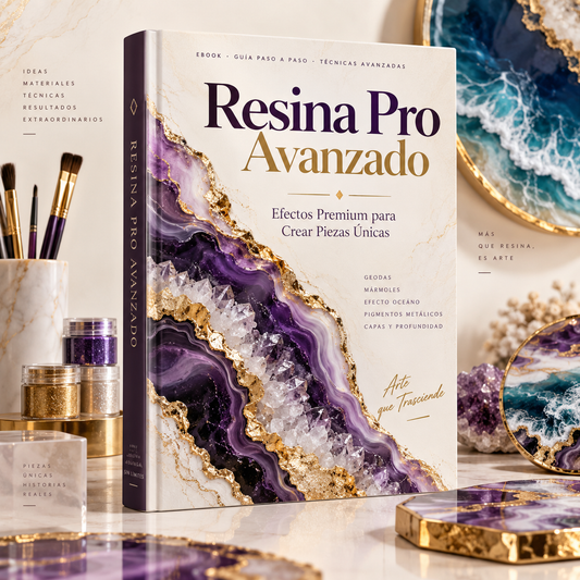 Resina Pro Avanzado — Efectos Premium para Crear Piezas Únicas